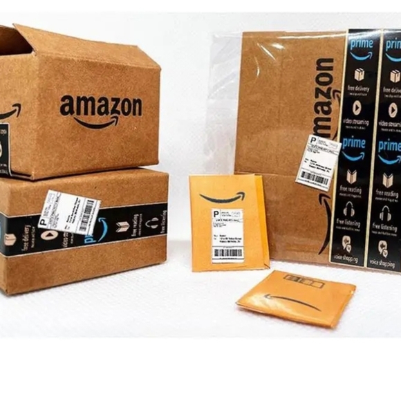 Dollhouse Miniature Amazon Shipping Box and Envelope, 1:12, Delivery Box - Picture 5 of 8